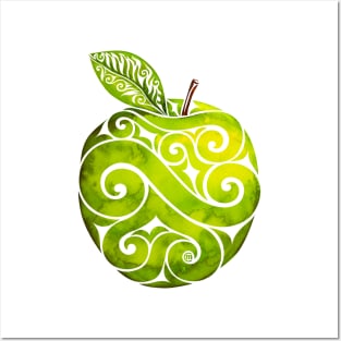 Swirly Apple Posters and Art